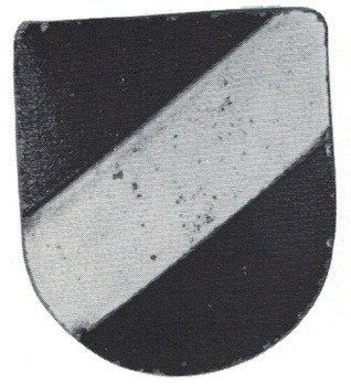 Afrikakorps Kriegsmarine Tri-Colour Shield Decal Obverse