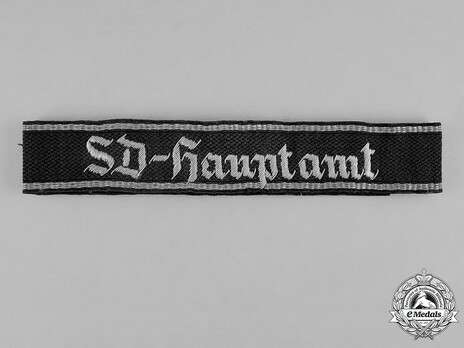 Allgemeine SS Main Security Office Cuff Title Obverse