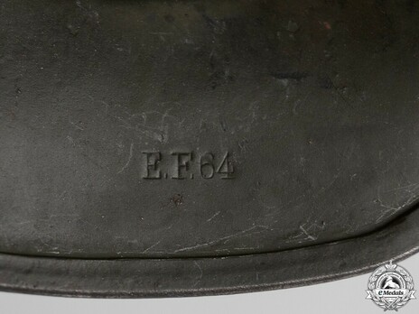 German Army Steel Helmet M35 (Double Decal version) Stamp Detail