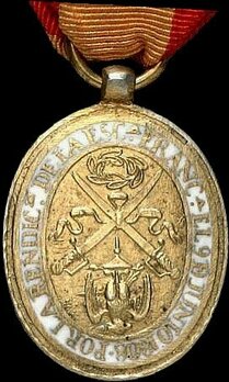 Medal for the Surrender of the French Fleet, I Class Medal Obverse