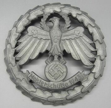 Tyrolean Marksmanship Gau Master Shooting Badge, Type III Obverse