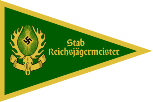 Deutsche Jägerschaft Reichsjägermeister Staff Pennant Obverse