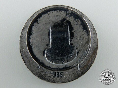 Glider Badge, in Silver Reverse