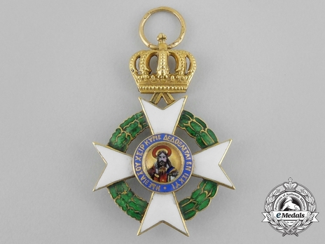 Order of the Redeemer, Type II, Knight's Cross, Miniature in Gold