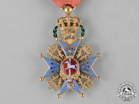 Dukely Order of Henry the Lion, I Class Knight's Cross (in silver gilt) Obverse