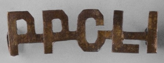 Princess Patricia's Canadian Light Infantry Other Ranks Shoulder Title (Straight) Obverse