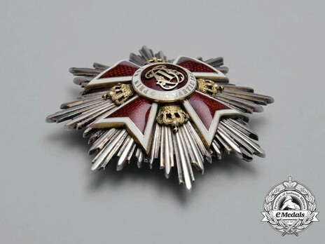 Order of the Romanian Crown, Type II, Civil Division, Grand Cross Breast Star Obverse