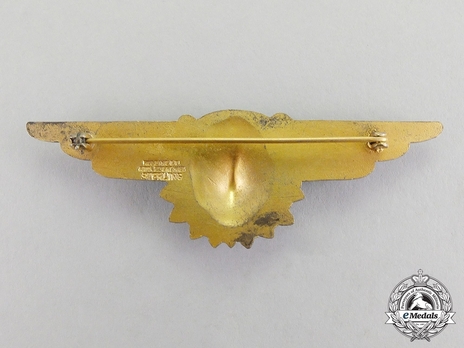 Wings (with sterling silver and gilt) Reverse