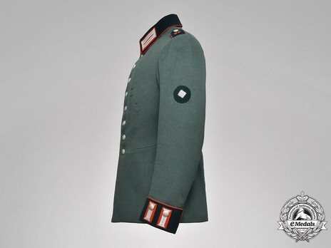 German Army Artillery & Ordnance EM's Dress Tunic Left Side