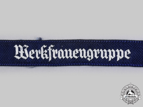 DAF Werkfrauengruppe Cuff Title (Gothic Script version) Obverse Detail