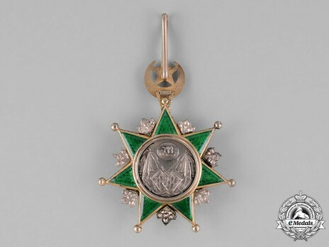 Order of Osmania, Civil Division, I Class Reverse