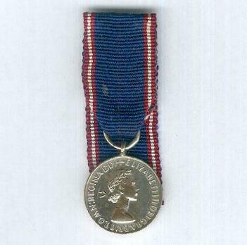 Miniature Silver Medal (1952-) Obverse