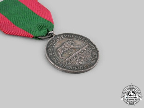 Order of Albert the Bear, Silver Medal of Merit Reverse