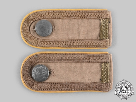 German Army Tropical Signals Unterfeldwebel Shoulder Boards