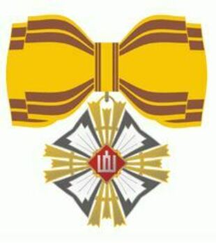 Order of Gediminas, Grand Commander's Cross Obverse