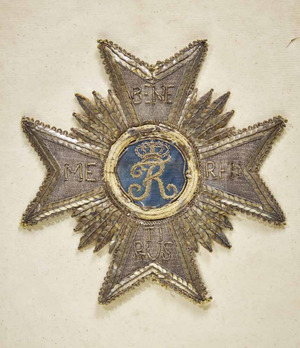 Order of Military Merit, Type II, Breast Star Obverse