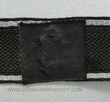 Allgemeine SS 3rd Standarte Cuff Title Reverse