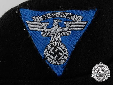 NSKK Sturmmann Field Cap 2nd Pattern Insignia Detail