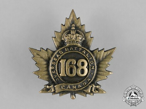 168th Infantry Battalion Other Ranks Cap Badge Obverse