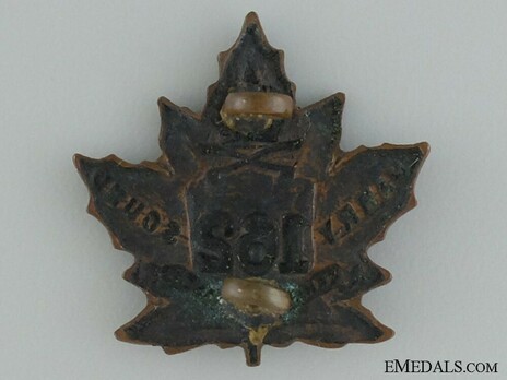 162nd Infantry Battalion Other Ranks Cap Badge Reverse