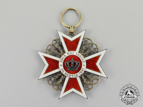 Order of the Romanian Crown, Type I, Civil Division, Grand Cross Obverse