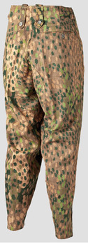 Waffen-SS Camouflage Trousers M44 (late version; Dot pattern) Reverse