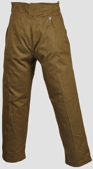 German Army Tropical Field Service Trousers (Officer version) Reverse