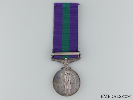 Silver Medal (with "MALAYA” clasp) (1955-1956) Reverse