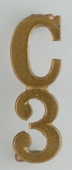 3rd Infantry Battalion Other Ranks Shoulder Title Obverse