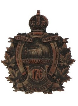 176th Infantry Battalion Other Ranks Collar Badge Obverse