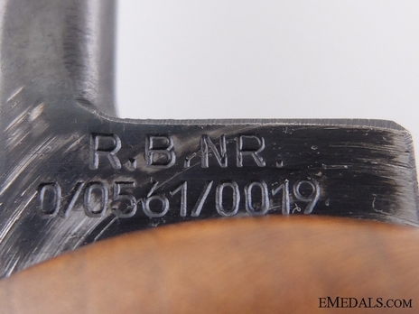 Luftwaffe Gravity Knife (Wartime "Take-Down" version) Stamp Detail