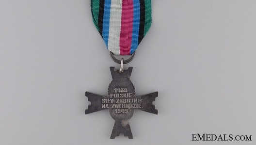 Cross for Polish Armed Forces in the West Reverse