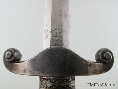 German Army Alcoso-made Officer’s Dagger Maker Mark