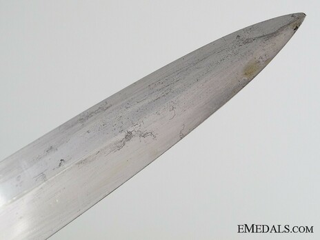 Allgemeine SS M33 Personalised Service Dagger (by Gottlieb Hammesfahr; numbered & named) Blade Tip Detail