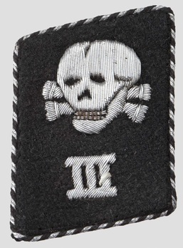 SS-TV Battalion Collar Tabs Obverse