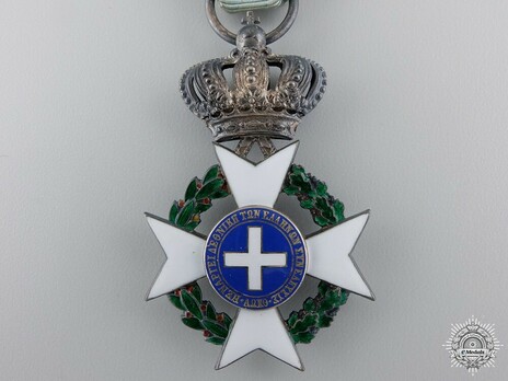 Order of the Redeemer, Type II, Knight's Cross, in Silver Reverse