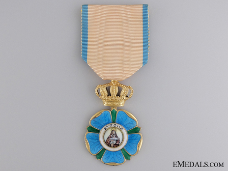 Order of Beneficence, Gold Cross (1948-1973) Obverse