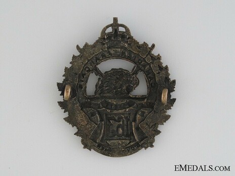 163rd Infantry Battalion Other Ranks Cap Badge Reverse