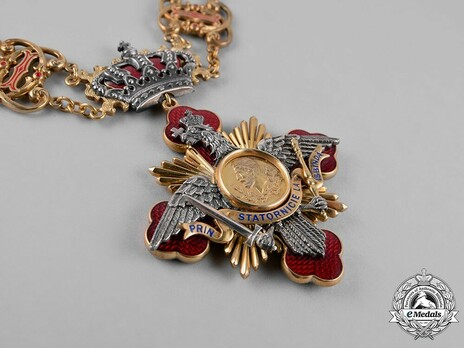 Order of Carol I, Collar Obverse