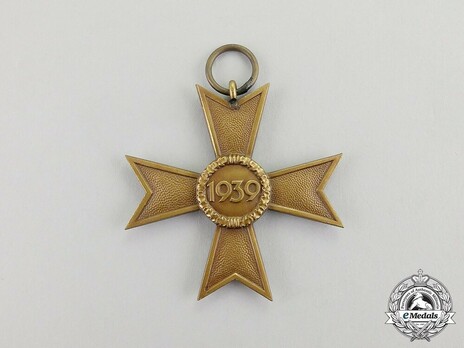 War Merit Cross II Class without Swords (by Deschler) Reverse