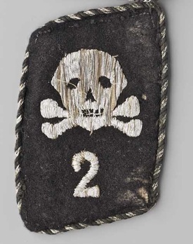 SS-TV Company 2nd Company Collar Tabs Obverse