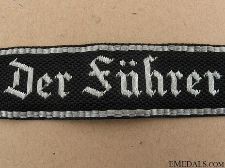 Waffen-SS Der Führer Officer's Cuff Title Obverse