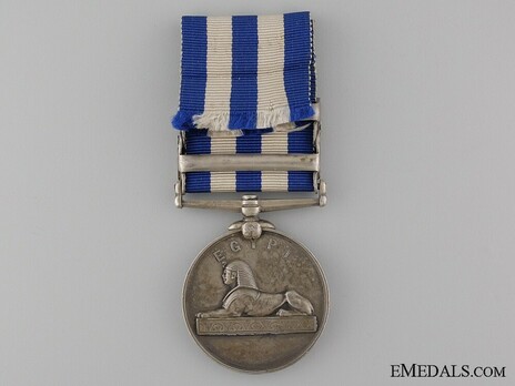 Silver Medal (with 2 clasps) Reverse