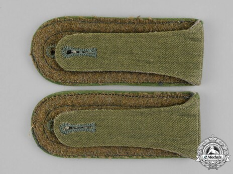 German Army Tropical Panzer Grenadier Unteroffizier Shoulder Boards Reverse