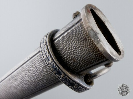 German Army Max Weyersberg-made Officer’s Dagger Scabbard Throat Detail