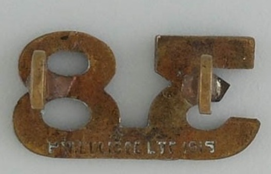 38th Infantry Battalion Other Ranks Shoulder Title Reverse