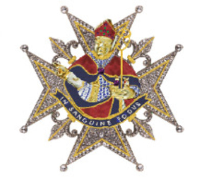 Knight Breast Star (Silver/Gold) Obverse