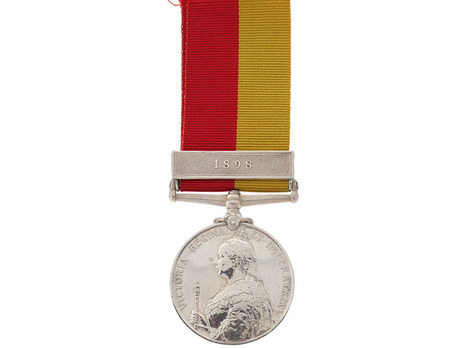 Silver Medal (with "1898" clasp) Obverse