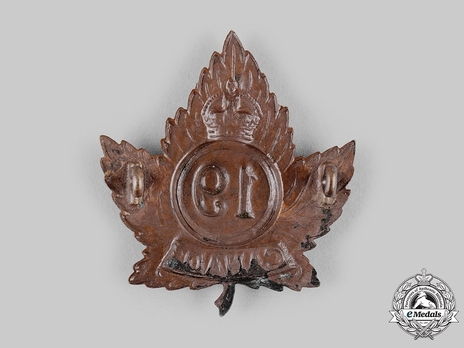 19th Infantry Battalion Other Ranks Cap Badge (Circle) Reverse