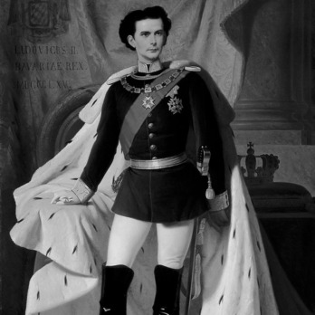 King Ludwig II wearing a Military Order of St. George, Grand Cross Breast Star